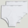 Jockey Classics White Briefs, 2 Pack, 38 Tall, 44 Tall -Fanatics Shop jockeywhitebriefs 86621.1669144374