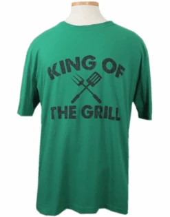 King Of The Grill Printed Tee 5 Colors 3X, 4X, 5X -Fanatics Shop kingofgrillkelly 29550.1661527891