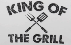 King Of The Grill Printed Tee 5 Colors 3X, 4X, 5X -Fanatics Shop kingofgrillwhite 23509.1661527988