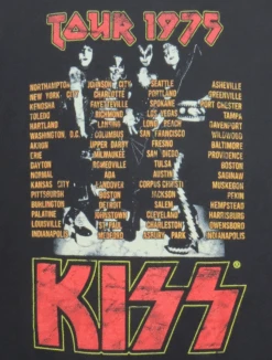 Kiss 1975 Tour Black Short Sleeve Tee Shirt 4X -Fanatics Shop kiss1975back2 77065.1714675873