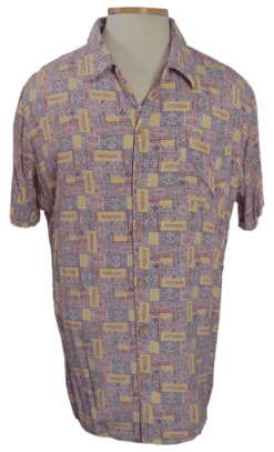King Size Island Rayon Short Sleeve Shirt 2XT