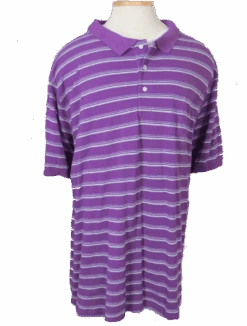 Liberty Blues Pique Striped Polo 2 Colors, 9X