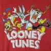 Looney Tunes Bugs & Gang Heather Red Tee Shirt 2XT, 4X, 6X -Fanatics Shop looneytunes 60924.1714071774