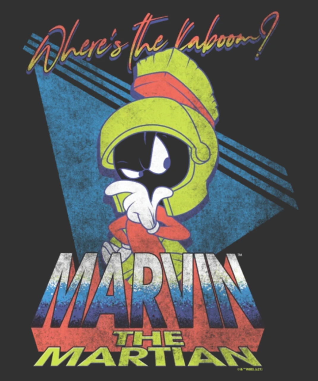 Marvin The Martian Looney Tunes Printed Tee Shirt 1X 3 Marvin The Martian Looney Tunes Printed Tee Shirt 1X - Image 2