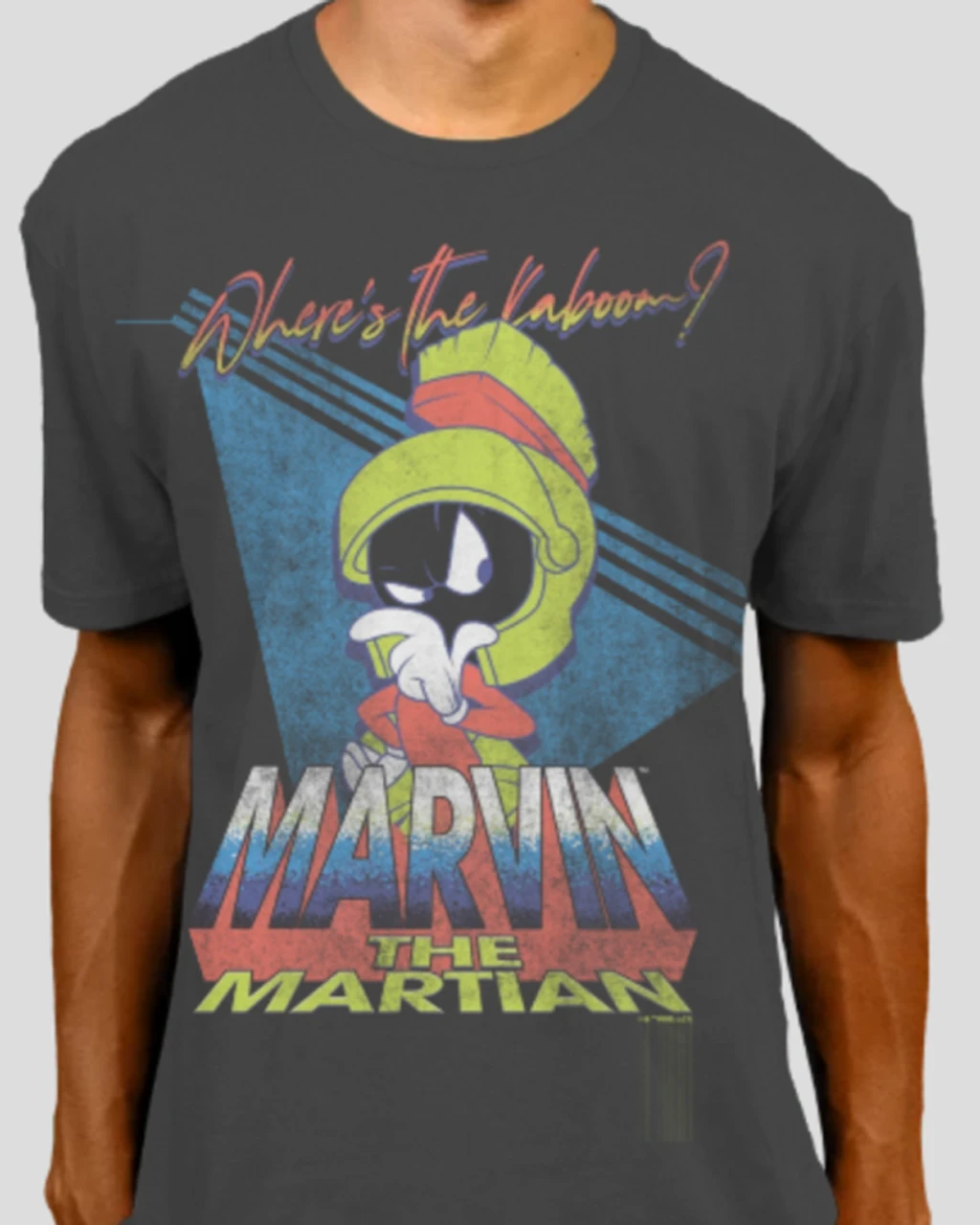 Marvin The Martian Looney Tunes Printed Tee Shirt 1X 2 Marvin The Martian Looney Tunes Printed Tee Shirt 1X