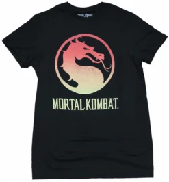 Mortal Kombat Black Short Sleeve Logo Tee Shirt 2XT, 3X, 4X