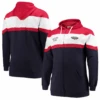 Fanatics New Orleans Pelicans Full Zip Colorblock Hoodie XLT, 3X