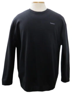 Reebok PlayDry Crew Neck Sweatshirts 2 Colors 3X, 4X -Fanatics Shop rbkpdrycrewblk 59729.1711493489