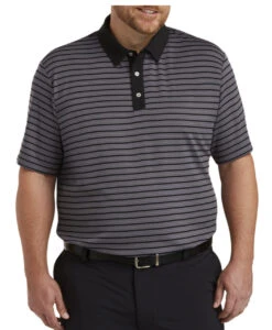 Adidas Climachill Striped Gray Polo 2X, 3X