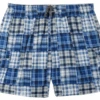 Rick's Cafe Blue Plaid Cargo Swim Trunks, 3X, 4X, 5X -Fanatics Shop rickscafe1 78733.1717008757