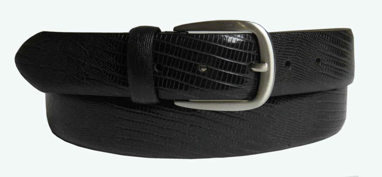 Rochester Black Textured Croc Pattern Dress Belt Size 42 3 Rochester Black Textured Croc Pattern Dress Belt Size 42