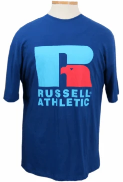 Russell Athletic Classic Logo Tee Shirt 3 Colors LT, 2X, 2XT, 6X -Fanatics Shop russlogoteeroyal 05152.1689962465