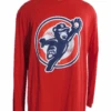 South Bend Cubs Alternate Logo Red Long Sleeve Tee 4X, 5X -Fanatics Shop sbcubslsredcatchballtee 70567.1666293368