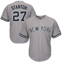 Majestic Coolbase New York Yankees Giancarlo Stanton Alternate Replica Player Jersey 2X, 3X