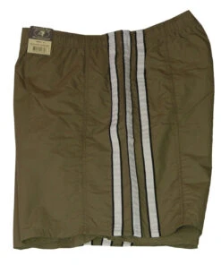 Falcon Bay Tan Swim Trunks With Stripes 3X, 4X