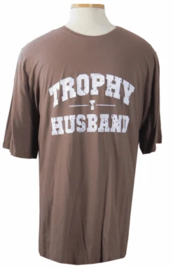 Trophy Husband Printed Tee 7X, 8X