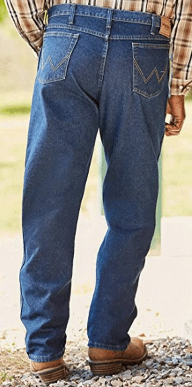 Wrangler Relaxed Fit Classic Antique Indigo Jeans Size 36x38 3 Wrangler Relaxed Fit Classic Antique Indigo Jeans Size 36x38 - Image 2