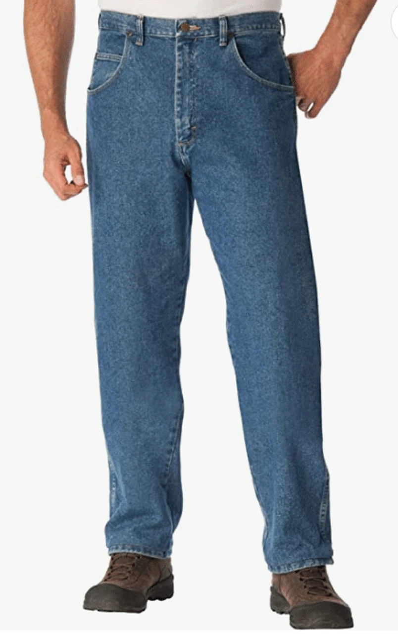 Wrangler Relaxed Fit Classic Antique Indigo Jeans Size 36x38 2 Wrangler Relaxed Fit Classic Antique Indigo Jeans Size 36x38